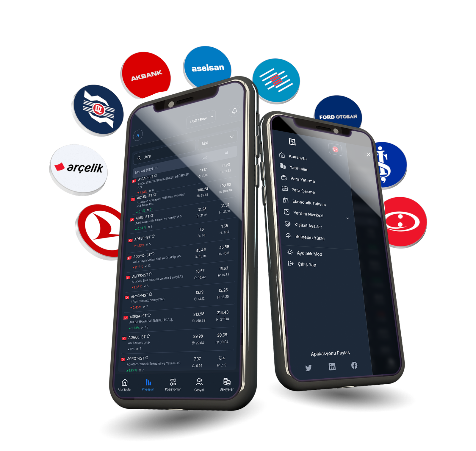 FMD YATIRIM mobil uygulaması ekran görüntüsü